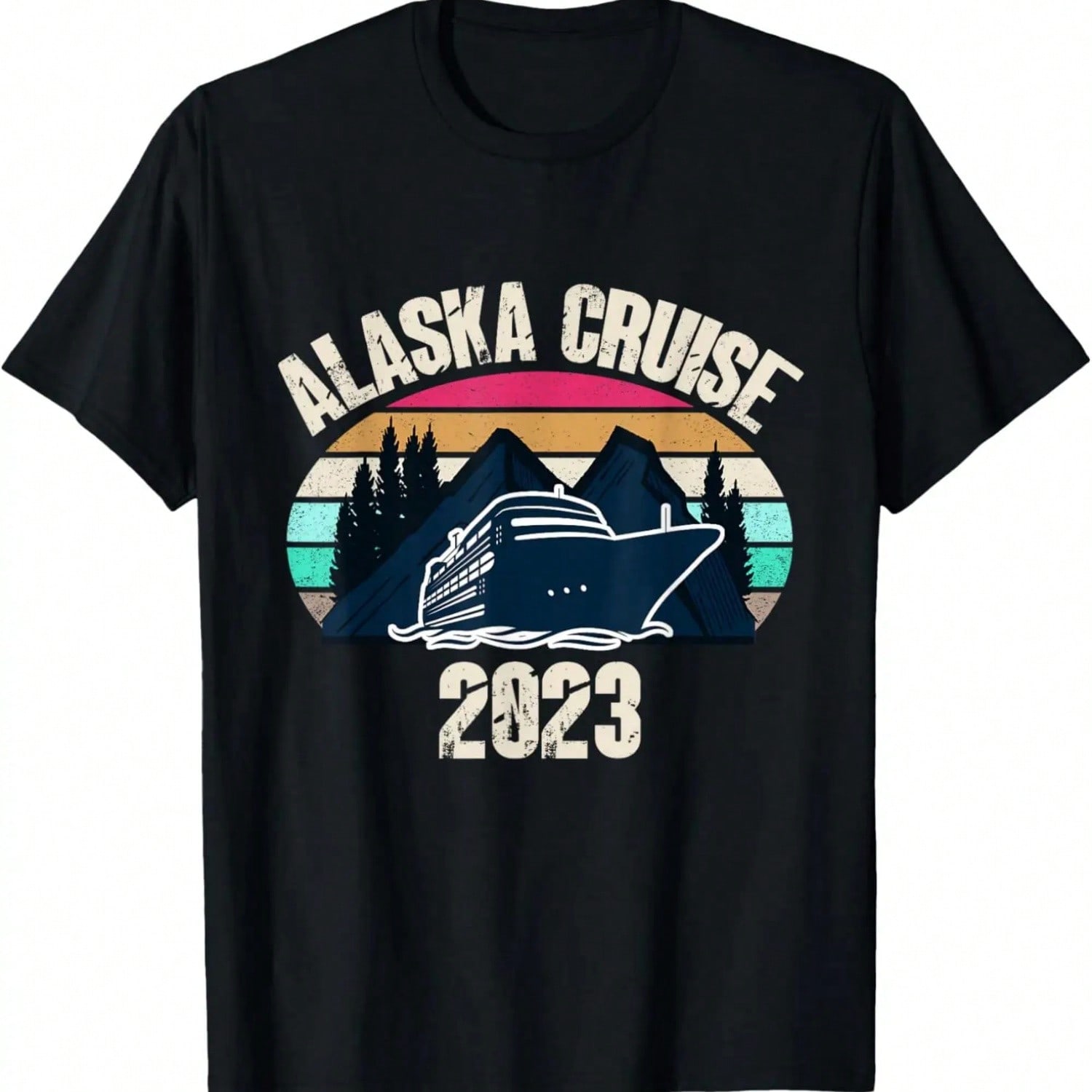 Matching Family And Group Trip Alaska Cruise 2023 T-Shirt S разноцветный