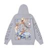Off-White 2025 Autumn/Winter New Angel Sports Car Arrow Printed Hoodie Hoodie for Men and Women