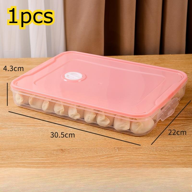 Preservation Storage Multi-layer with Lid dumpling forming machine Home Food Grade Dumplings Chaotic Freezing Refrigerator Egg розовый 4790₽