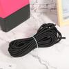 7mm 10m   32.8ft Clothes Round Elastic Rope Cord with Strong Elasticity for Clothing DIY Black