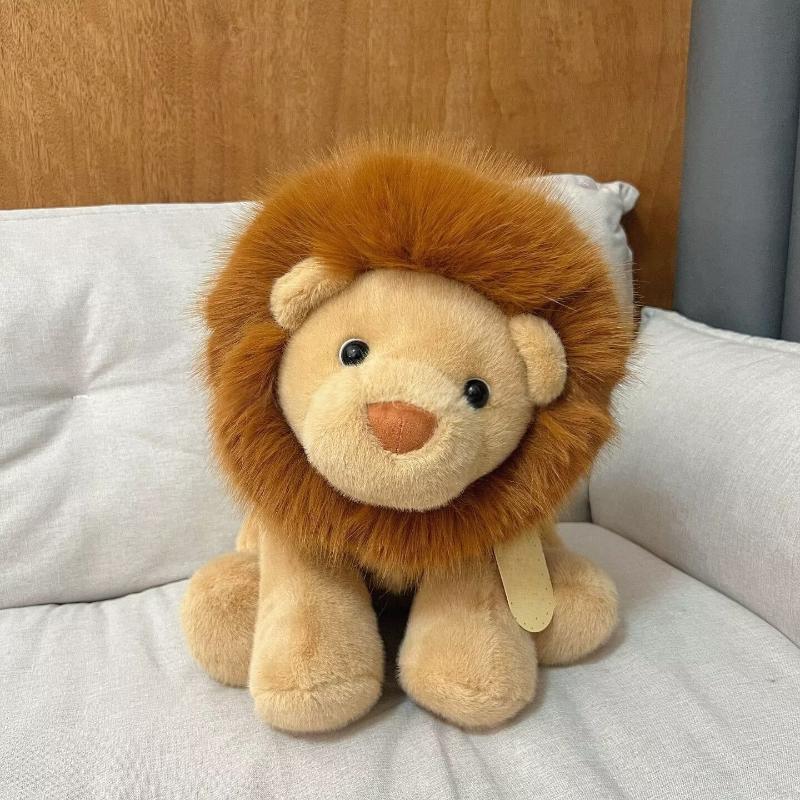 1 Peça 30/45cm Bichos de Pelúcia Fofos Bonecos Leão Brinquedos Super Macios Kawaii Brinquedos de Pelúcia Leão Para Decoração de Quarto de Crianças Presentes de Aniversário para Meninos