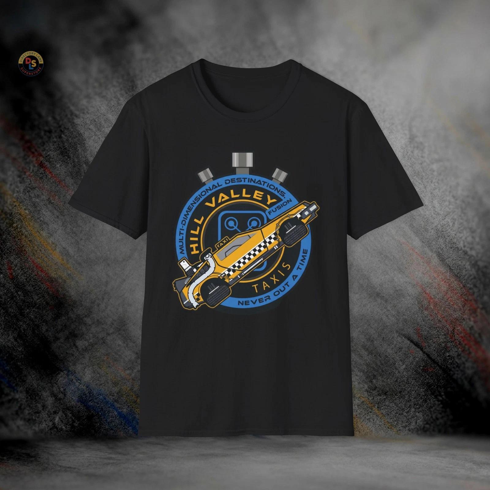 Hill Valley Taxis Back to the Future T-Shirt | Softstyle Tee L