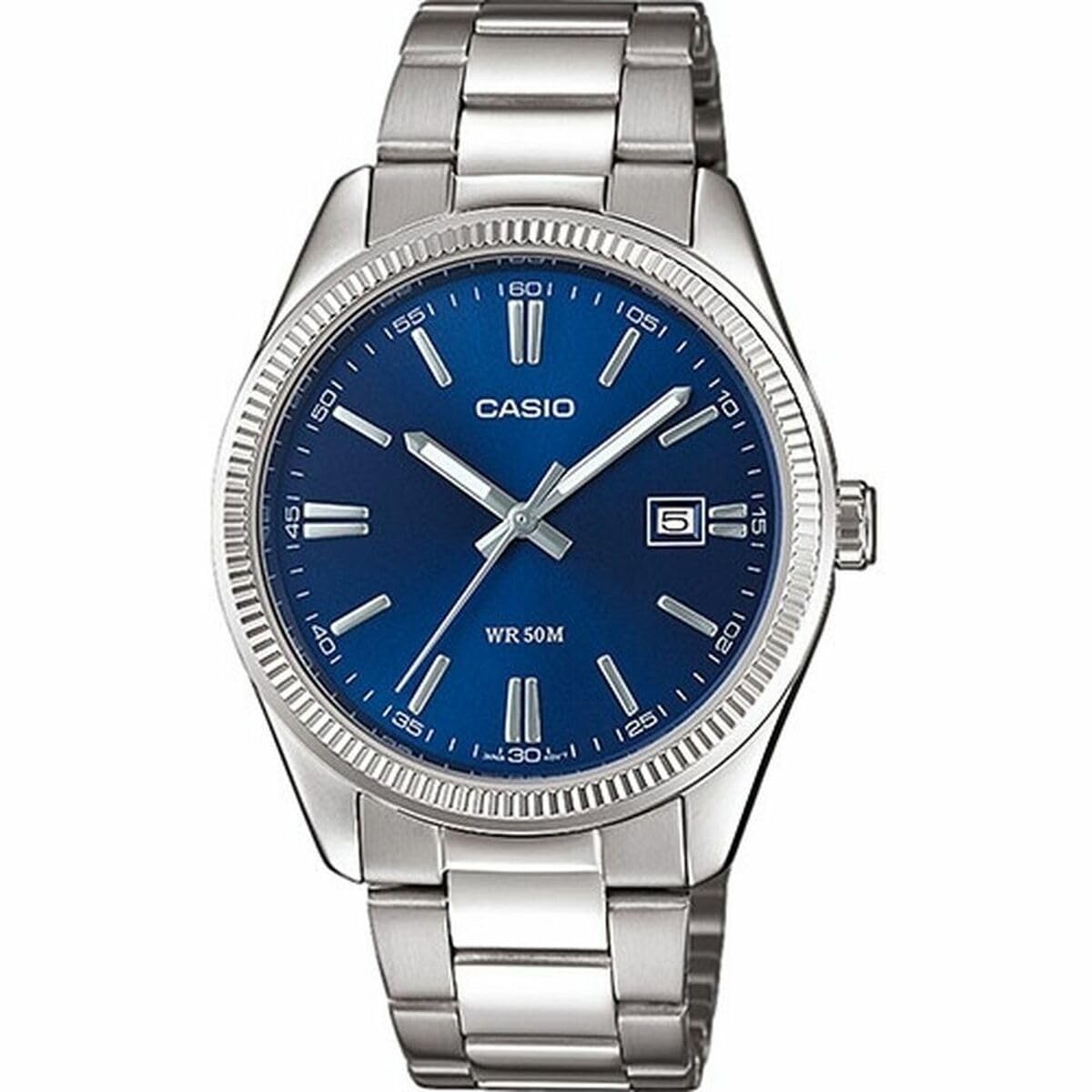 

Casio Bracelet Men s MTP-1302PD, Blue, синий