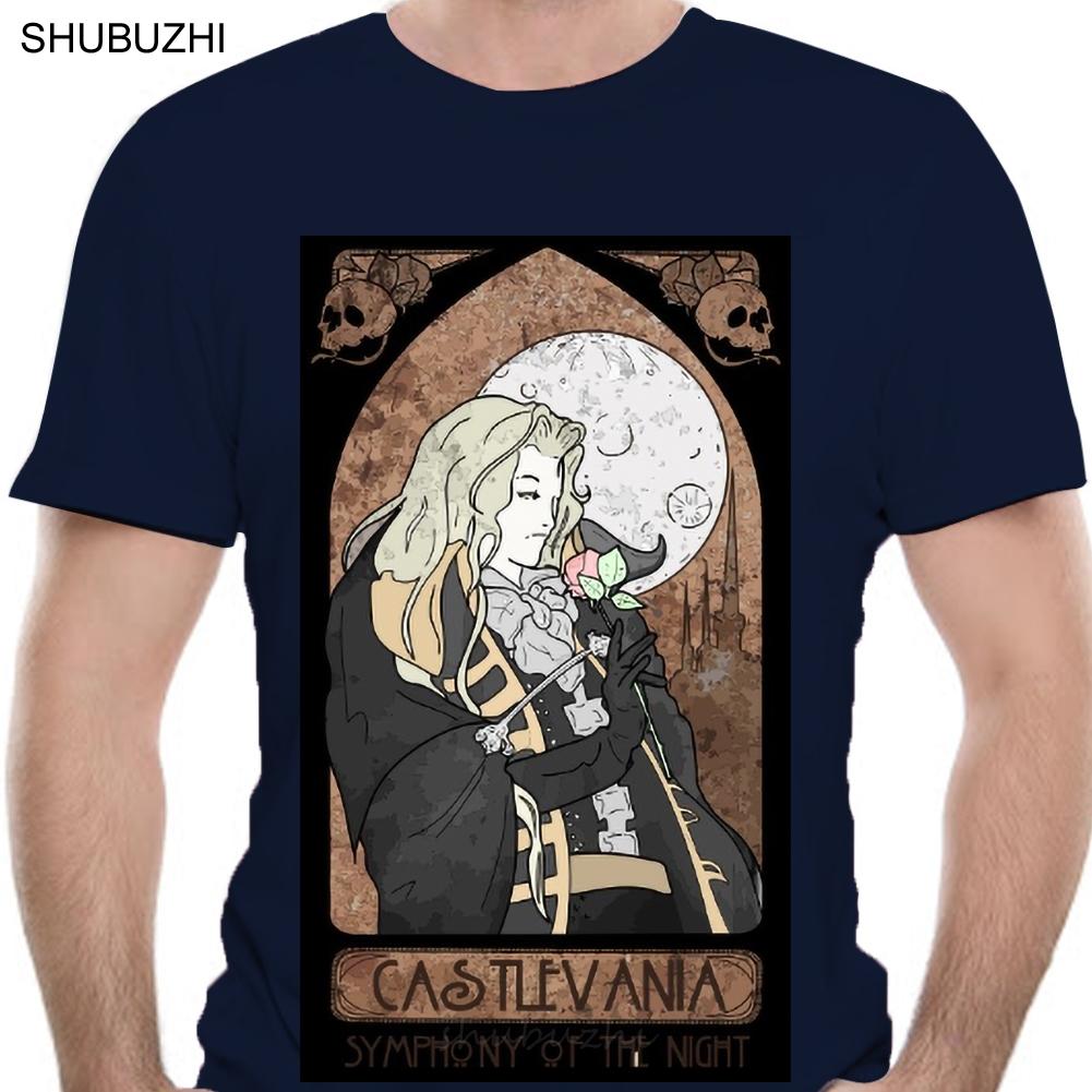 

Men T Shirt castlevania shirt stained black tshirts Women TShirt male brand teeshirt men summer cotton t shirt S