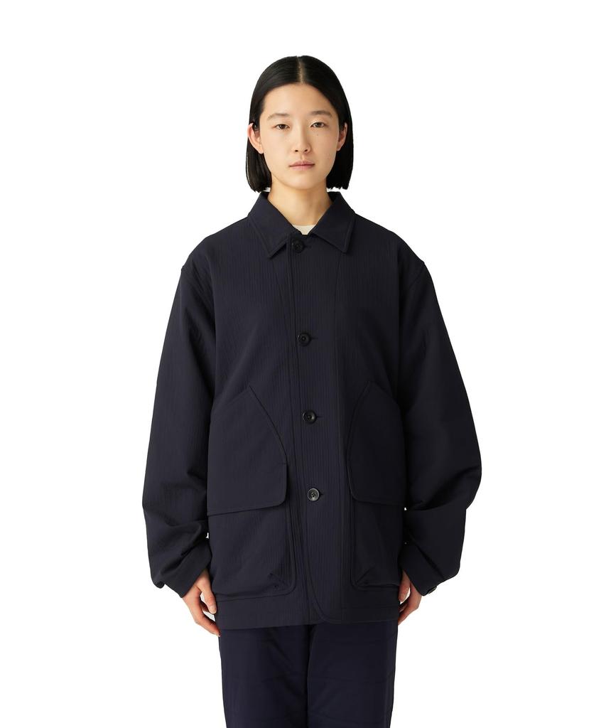 Snow Peak Easy Cloth Jacket Outer Dark Size M JK-25AU014, Jacket, Men's/Women's, Navy,