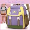 Explorers Mountain Letter Print Backpack Large Capacity Schoolbag Gift Fashion