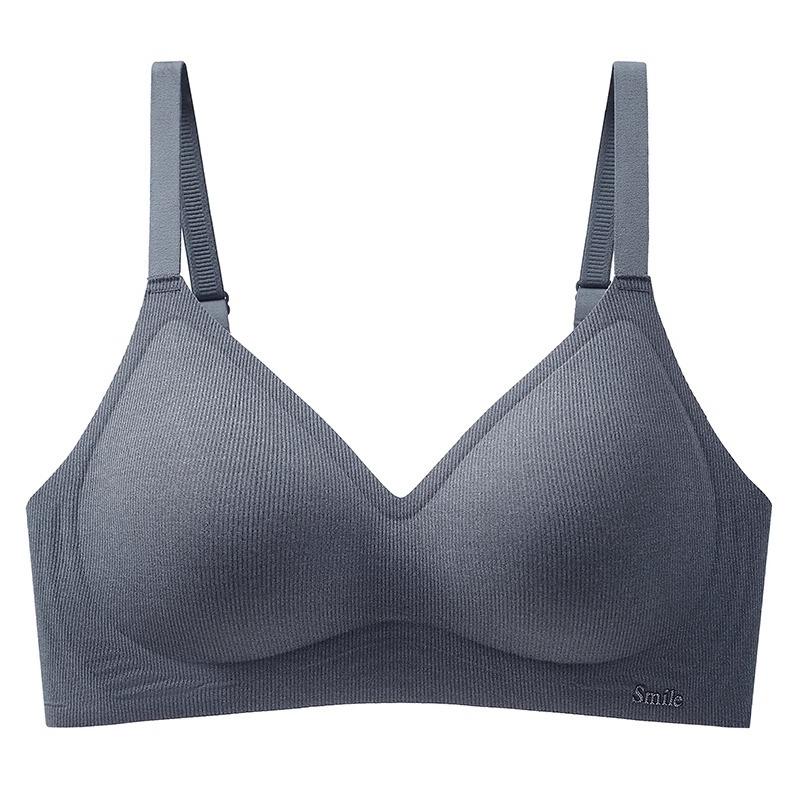 Soft support underwear women gather small breasts, show large and seamless upper support secondary breasts, no steel ring, anti-sagging latex bra