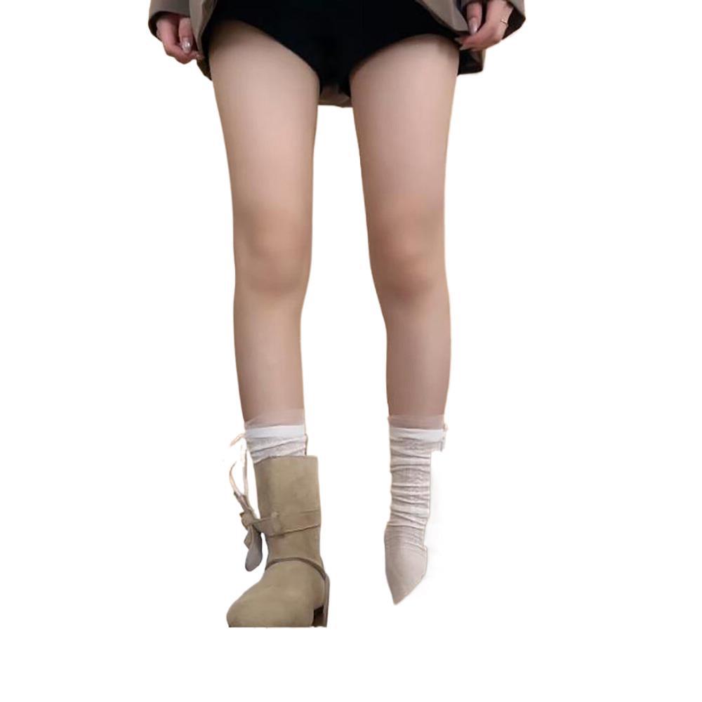 Queen Fan Weiß Explosiv Retro Flache Stiefel Kinder 2025 Neu Herbst Rock Skinny Vielseitige Kurze Stiefel