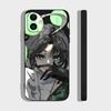Jianxin Anime Game W-Wuthering Waves Phone Case For IPhone 17 Air 16 15 14 13 Pro Max 11 12 Black Silicone Cover