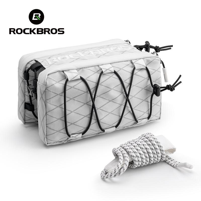 ROCKBROS Велосумка Сумка на верхнюю трубу Метод плавающей установки Велосипедные седельные сумки Велосипедная сумка на багажник Большой объем Оборудование