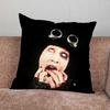 Rock M-Marilyn Manson Singer Pillow Case For Home Bedroom Car Office Decoration Living Room Sofa Cushion Cover Suitable