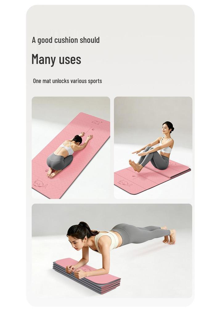 10% Off Foldable Non-Slip Yoga Mat - New Silent, Large-Size, Portable Nap Mat for Home Workouts