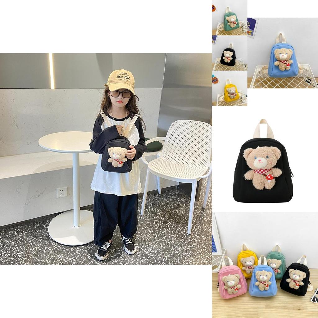 Stylish And Fun Childrens Backpack Lightweight Canvas Material With Animal Patterns