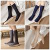 Warm Floor Plush Socks Sleeping Winter Stocking Knitted Knee High Socks  Unisex