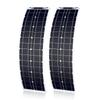 Pannello Solare 50W/100W Monocristallino Flessibile Kit Pannello Solare Sistema Caricabatterie