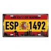 Retro Car 2D Metal Sign, Aluminum Wall Decor 15x30cm