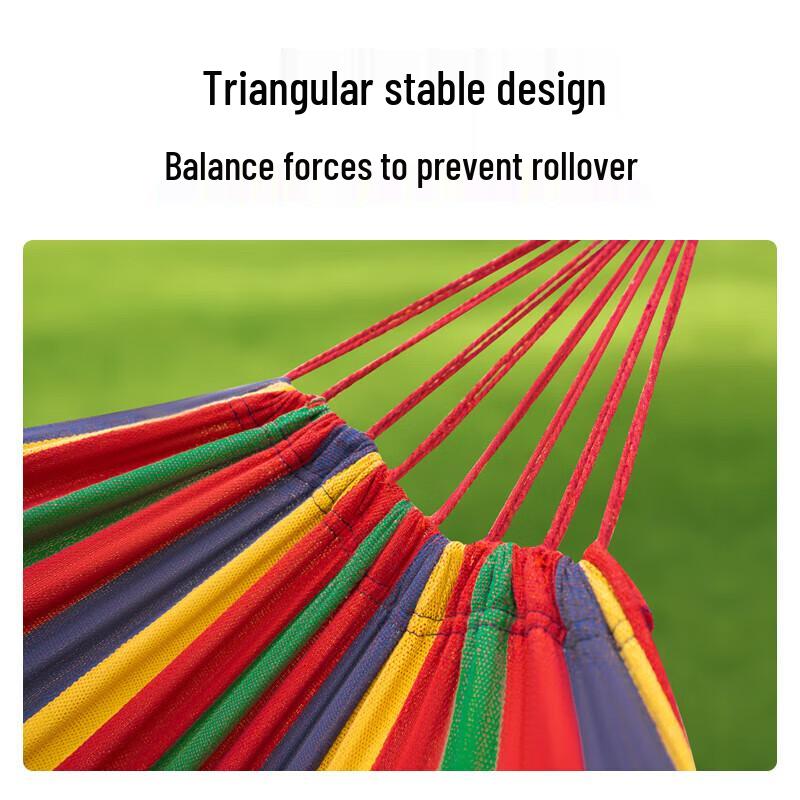 Outdoor Camping Anti-Rollover Canvas Hammock