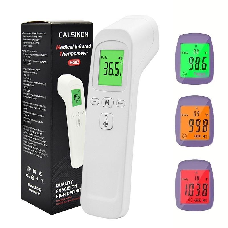 Non-Contact Digital Infrared Portable Multifunctional Handheld Pyrometer Lcd Display Screen Easy To Use