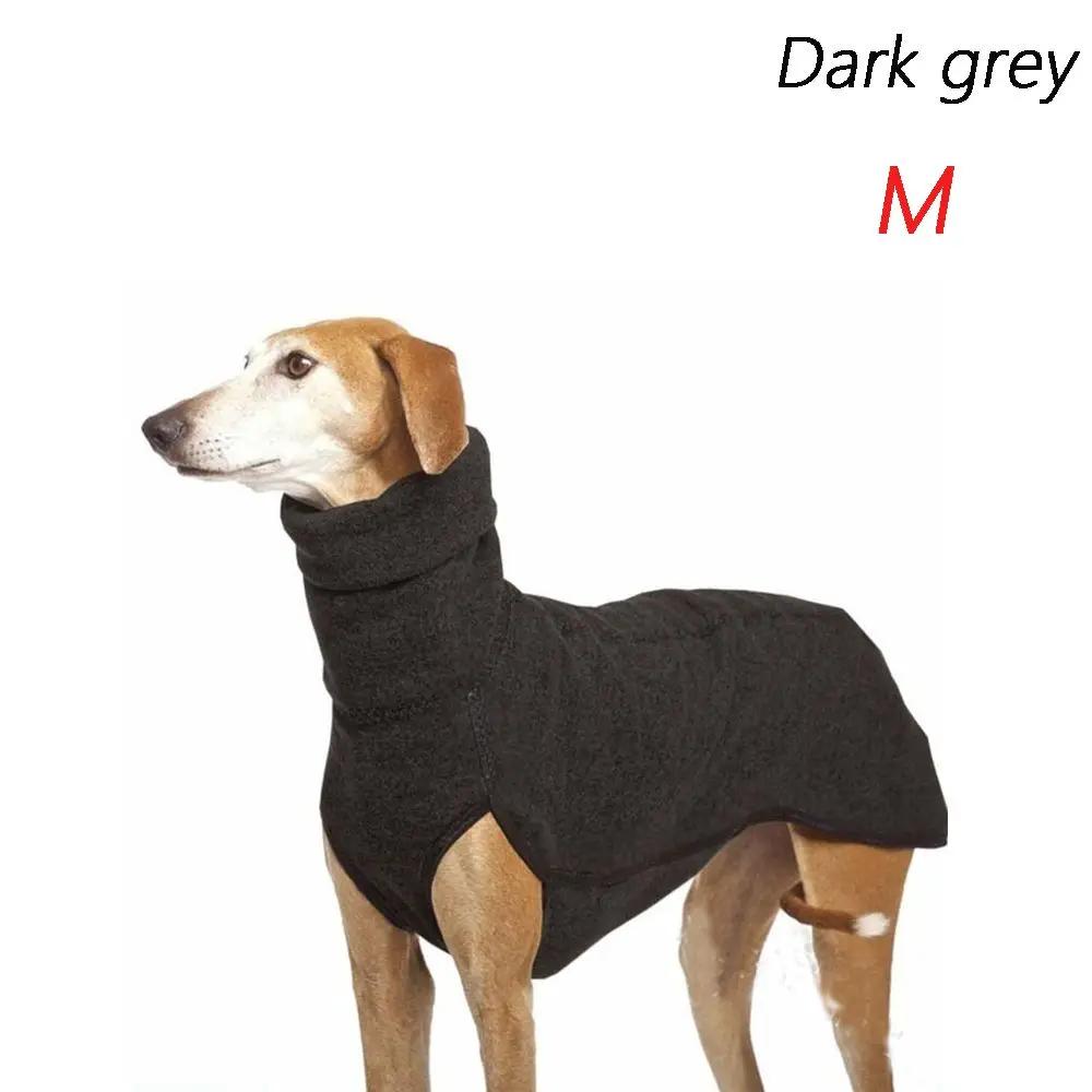 Winter High Collar Dog Sweater Jumper Medium to Big Size Pet Coat for Great Dane Greyhound Pitbull - Warm Comfortable Pet Clothi