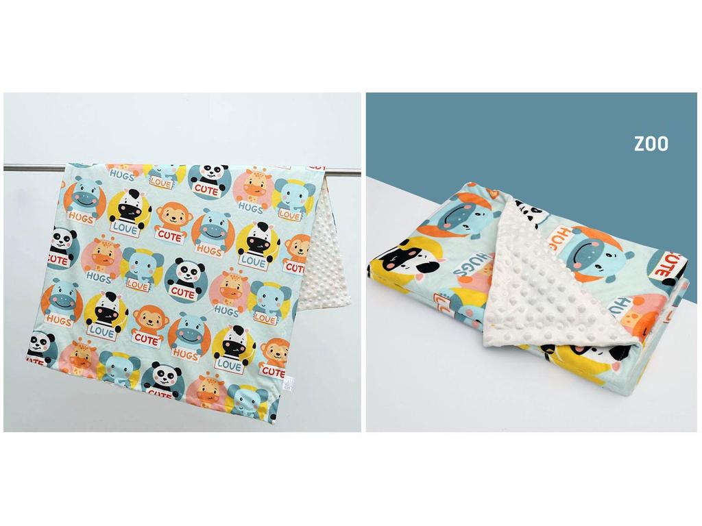 Washable Baby Wool Soothing Blanket - All-Season Nap & Sofa Quilt