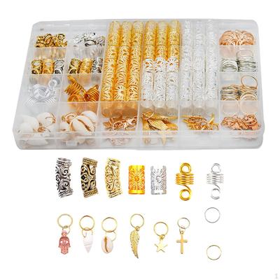 Clip, Decorazione, Articoli di Bellezza, Set di Ciondoli per Acconciature Dreadlock Salone Donne, Bambini
