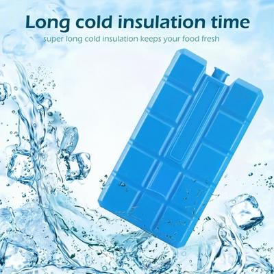 1pc 200/400ml Ice Crystal Box Reusable Set Up A Stall Ice Plate Suitable For Outdoor Activities Traveling Food Preservation Tool