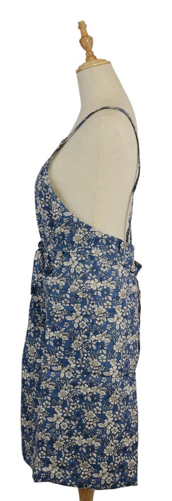 Friends Hill Flower Farm Short Apron Blue YW-271-20