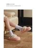 Puxi Unisex Waterproof EVA Cotton Slippers - Solid Color, Warm Indoor Winter Style