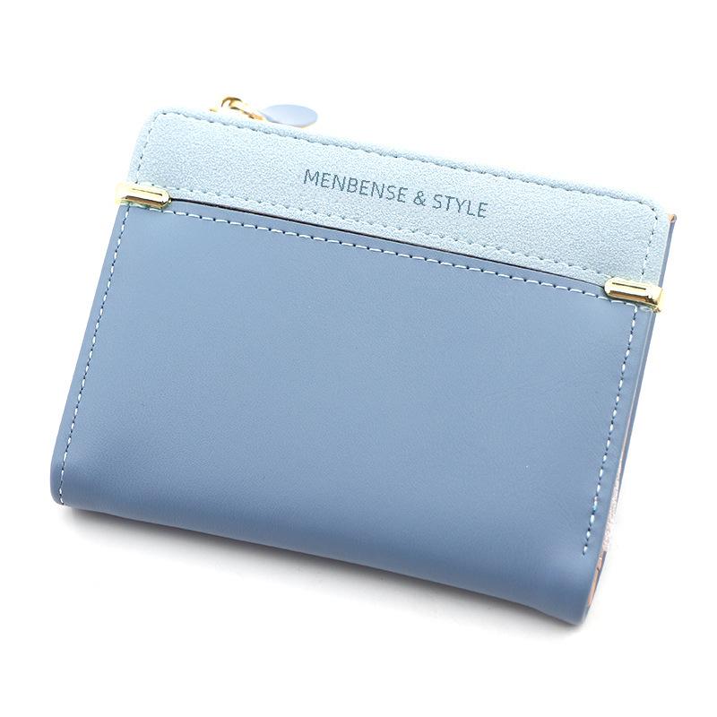 Korean Style Women's Zipper Wallet: Simple, Versatile, Short Coin Purse