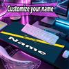 Custom Name Personalized AIK Fotboll Pattern Mousepad, Laptop PC Desk Mat, Decorative Desk Mat for Home Keyboard Pad Gift
