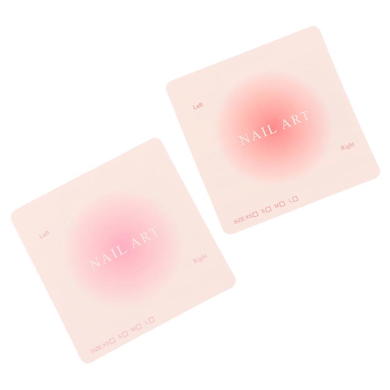 100Pcs Press-On Nail Packaging Display Handmade False Nail Design Swatch Show Card Manicure Sample Display