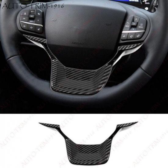 ABS Carbon Fiber Steering Wheel Moulding Trim Cover For Ford Explorer -