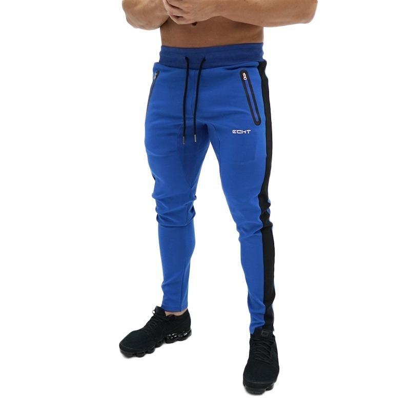 Podzimní pánská móda Stahovací dlouhé kalhoty Slim sportovní kalhoty