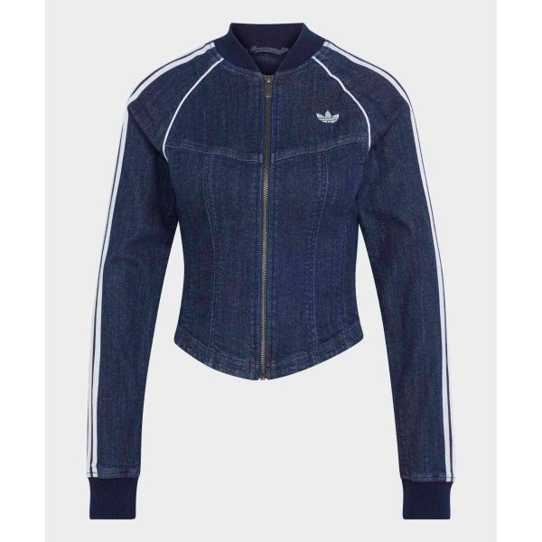 Adidas Originals Superstar Classic Long Sleeve Denim Jacket Women jackets LE8299