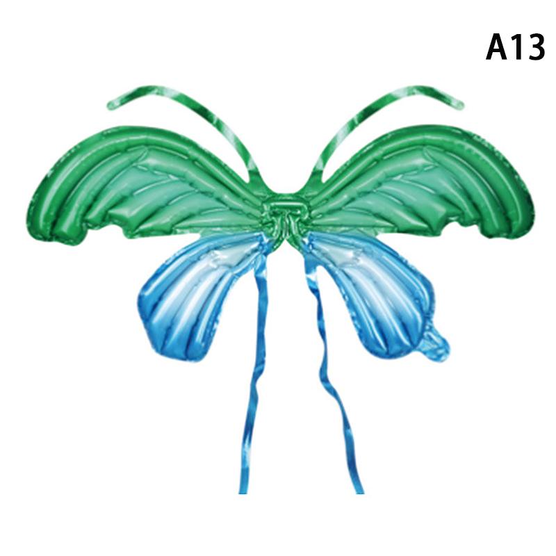 

Красочный воздушный шар в виде крыла бабочки ангела С днем рождения, детский день, мальчик, девочка, украшения для вечеринки своими руками, подвесной фольгированный воздушный шар, игрушка