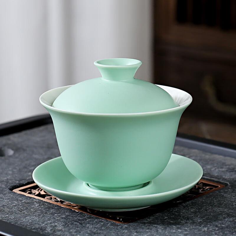 Shangqi Ceramic Celadon Gaiwan Tea Cup