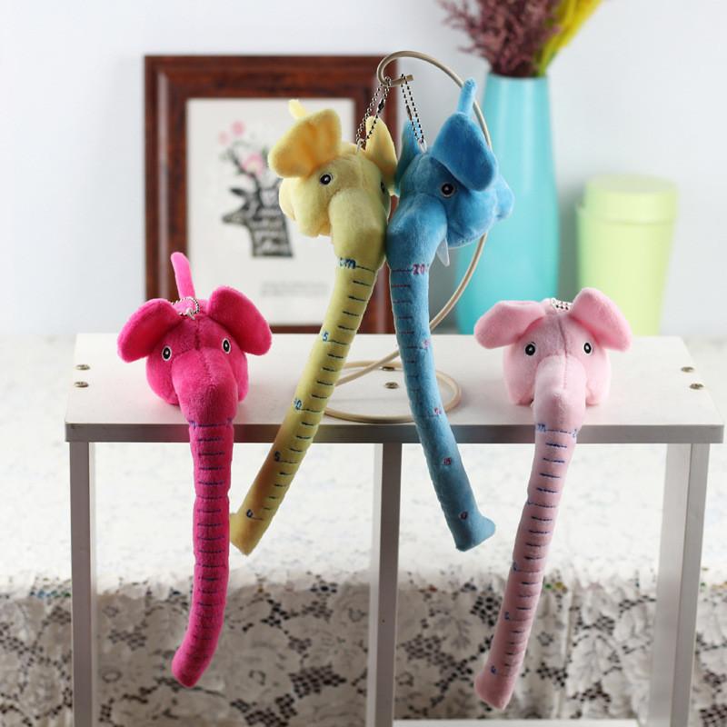 Adorable Forest Animal Long-nosed Elephant Plush Toy Small Stuffed Doll