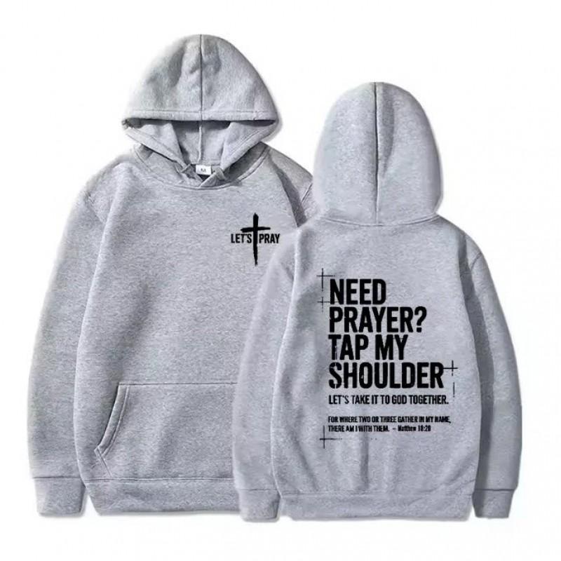 Womens Hooded Sweatshirt 350g Air Layer Loose Fit Printed Casual Streetwear