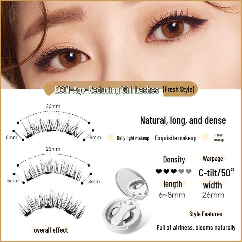 

Магнитные ресницы из искусственной норки в натуральном стиле с портативной коробкой для хранения Xiaomi White