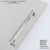 Wavy Rust Resistant Cabinet Door Handles Zinc Alloy Sleek Pulls for Bedroom Wardrobe Cupboard Home Upgrade