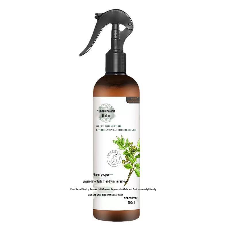 Eco-Friendly Sichuan Pepper Anti-Mite Spray - No-Wash Mite Killer & Inhibitor for Easy Use