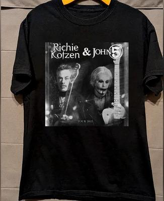 JOHN 5 And RICHIE KOTZEN Tour 2025 Tee Shirt Black All Size S-5XL Unisex T-Shirt