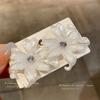 Silver Needle Zircon Flower Geometric Earrings Niche Design Temperament Stud Earrings High Sense Fashion Versatile Earrings