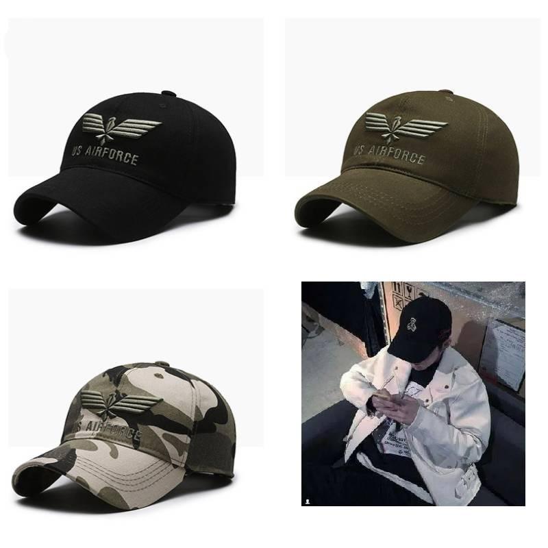 Airforce Baseball Us Cap Fashion Shade Fishing Breathable Outdoors Camping