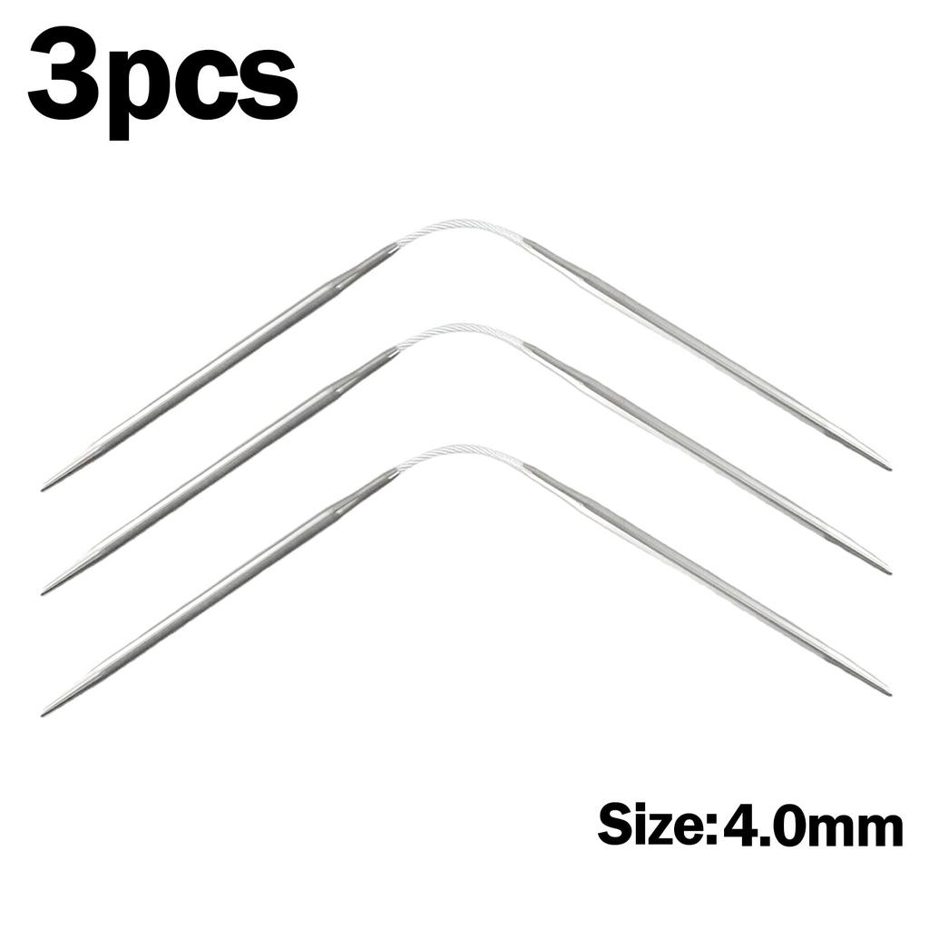 21~23cm Knitting Needles Set 3 Pcs 3.5mm 3mm 4.5mm