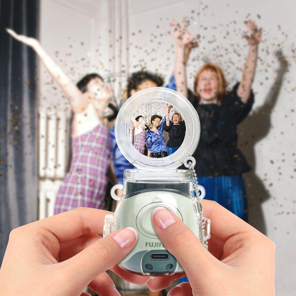 Transparent Selfie Mirror Crystal Camera Cover Protective Case for Fujifilm instax Pal