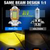 1Pc H4 LED Motorrad Scheinwerfer Birne 18000LM H6 BA20D Led Moto Licht Hohe Abblendlicht Weiß Gelb Lampe Canbus für Yamaha Kawasaki Suzuki