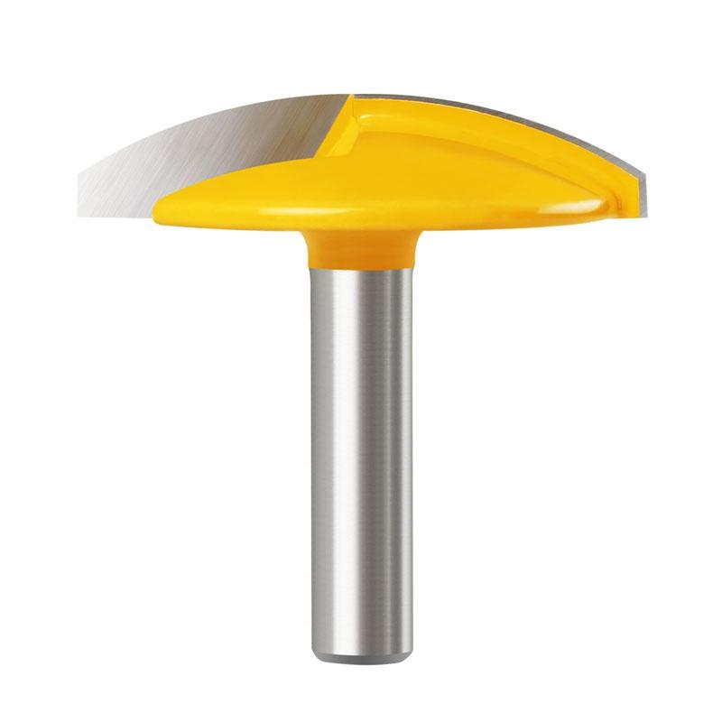 Broca enrutadora de tazón pequeño, radio de 1,65 ", 1-3/4" de ancho para herramienta de corte para carpintería, vástago de 1/4 pulgadas, 6MM, 8MM, 12MM y 1/2 pulgadas
