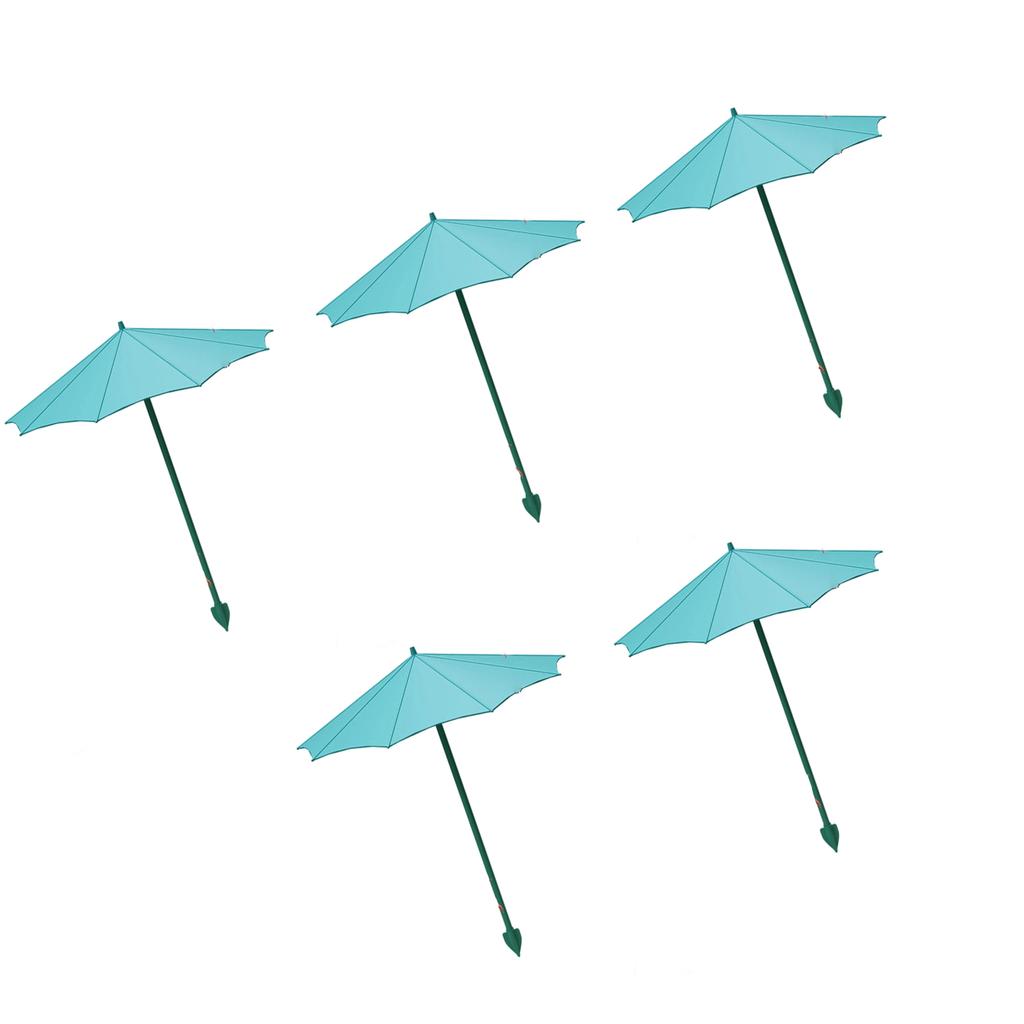 5Pcs Outdoor Plant Umbrella for Outdoor Plant Garden Umbrella Shade for Potted Plant Garden Bed Provide Shade Garden Bed