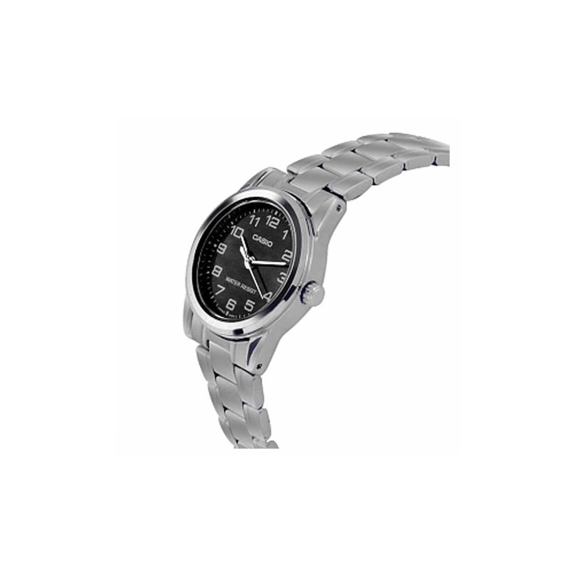 Casio STANDARD series DRESS series Simple classic pointer digital scale Quartz movement Stainless steel strap Japanese and Korean LTP-V001D-1BUDF